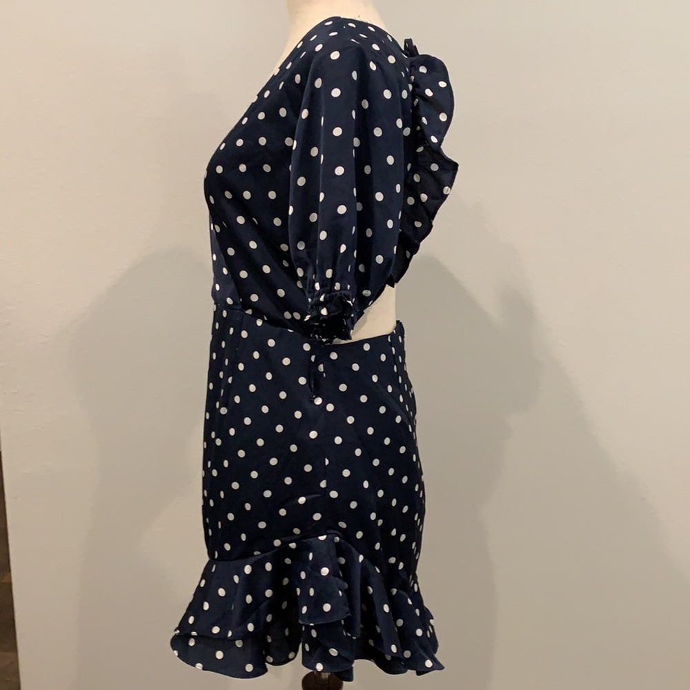 Angel Biba Blue Polka Dot Dress - Picture 6 of 13